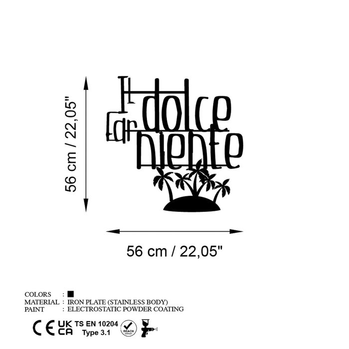 Wallity Dolce Far Niente 4 Negro